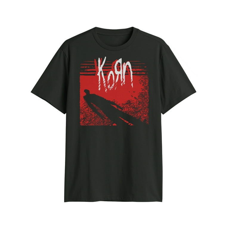 Korn Men's and Big Men's Graphic Cotton Band Tee with Short Korn Men's and Big Men's Graphic Cotton Band Tee with Short