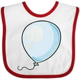 thumbnail image 3 of Inktastic Blue Balloon Boys or Girls Baby Bib, 3 of 4