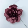 thumbnail image 4 of Soumake Formal Occasion Corsage French Style Big Rose Satin Fabric Bride Groom Wedding Brooch Prom Party Banquet Dress Suit Coat Brooch Clothes Diy Applique Patch, 4 of 8
