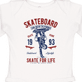 thumbnail image 4 of Inktastic Skateboard for Life Boys or Girls Long Sleeve Baby Bodysuit, 4 of 5