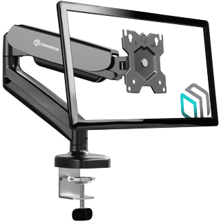 Ergotron – LX Pro Premium Dual Direct Monitor Braccio, VESA Supporto da tavolo – per 2 monitor fino a 27 pollici, 4,1 kg ciascuno – Nero opaco