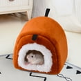 thumbnail image 4 of Dengjunhu Hamster Bed Comfortable Large Space Thicken Plush Semi-enclosed Cave Bed Pet Nest Small Animal Supplies, 4 of 7