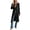 Black, variant on QHFBli Womens Long Cardigan Sweaters Oversized Bell Sleeve Open Front Button Down Casual Knit Fall Midi Dress