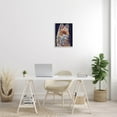 thumbnail image 2 of Contemporary Fox Urban Splatter Animals & Insects Painting Gray Framed Art Print Wall Art, 2 of 7