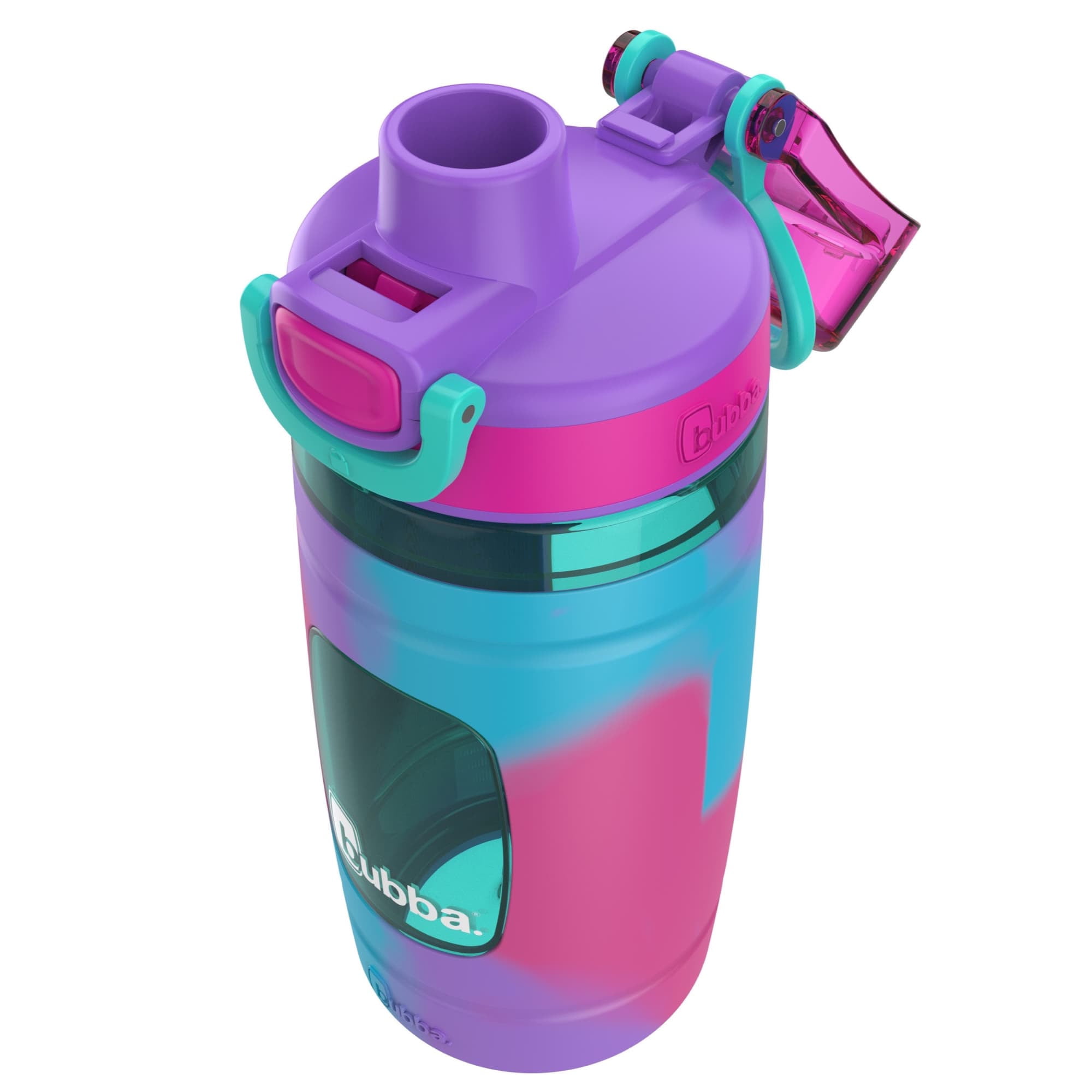 (4 pack) bubba Flo Kids Water Bottle, Purple, 16 fl oz.