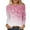 Pink, variant on ibuvkizy Long Sleeve Shirts for Women,Womens Tops,Ladies' Shiny Printed Casual Pullover Classic Long Sleeved Round Neck Top Gray,M