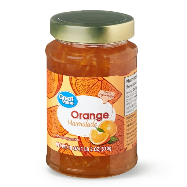 Great Value Orange Marmalade, 18 oz