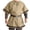 Khaki, variant on Mens Medieval Pirate Shirt Half Sleeve Cotton Lace up Renaissance Shirts Viking Retro Scottish Costume Tops Big and Tall Size S-5XL Green