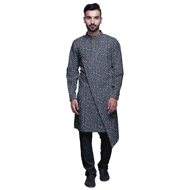 Atasi Kurta Imprimé de Designer pour Garçons Ensemble Kurta Pyjama Décontracté Vêtements d'Été