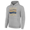 thumbnail image 2 of Men's Starter Heather Gray Nashville Predators Four Team Name Logo Fleece Pullover Hoodie, 2 of 3