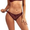 thumbnail image 2 of Women's Briefs Lace Hipster Thong Panties Bow Sexy Underwear, 2 of 6