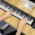 thumbnail image 4 of Piano electrónico digital portátil y flexible de 49 teclas plegable, 4 of 7