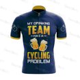 thumbnail image 3 of Colección clásica de cerveza retro, camiseta de ciclismo de secado rápido, para motociclismo, carreras, cross country, equipo, bicicleta, deportes esenciales, manga corta, 3 of 5
