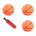thumbnail image 4 of HLONK 4pcs Sports Goods Set 3 Inflatable Mini Bouncy Basketball Sports Ball with One Inflator for Kids Children, 4 of 7