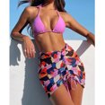 thumbnail image 2 of Traje de 3 piezas Mujer Falda Bikini Conjunto Push-Up Pad Traje de baño Traje de baño Ropa de playa Fridja nalpqowj21599, 2 of 9