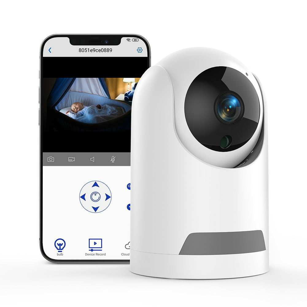 Baby Monitor, 360° Wireless 5G Nanny Cam with Safety Alerts, 4MP HD