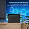 thumbnail image 3 of SIXGOLDHUA Switch 2 Case for Nintendo Switch 2 (2025), Easy Docking Hard Shell Cover PC Protective Case with Screen Protector - Blue, 3 of 7