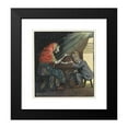 thumbnail image 2 of Frank Arthur Nankivell 20x22 Black Modern Framed Museum Art Print Titled - Reading His Future (1906), 2 of 5