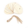 thumbnail image 1 of 30pcs Heart Ornament Wooden Romantic Decorative Sign with Rope Gift Tag for DIY Enthusiast, 1 of 14