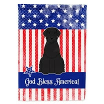 Patriotic USA Giant Schnauzer Flag Canvas House Size BB3061CHF