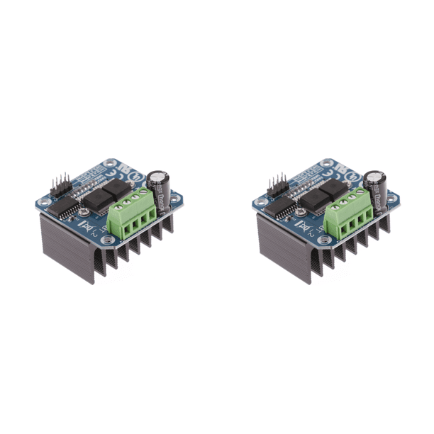 Doble BTS7960 Módulo de controlador de motor de alta potencia 43A Límite de corriente de puente H