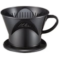 thumbnail image 1 of Kalita - Gotero de café, plástico, para 2-4 personas, negro, gotero de gasa, 05011, 1 of 4