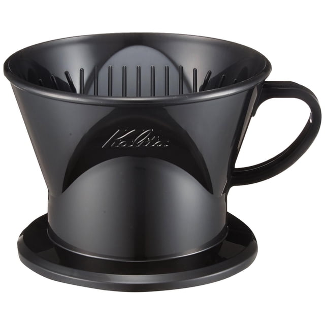 Kalita - Gotero de café, plástico, para 2-4 personas, negro, gotero de gasa, 05011