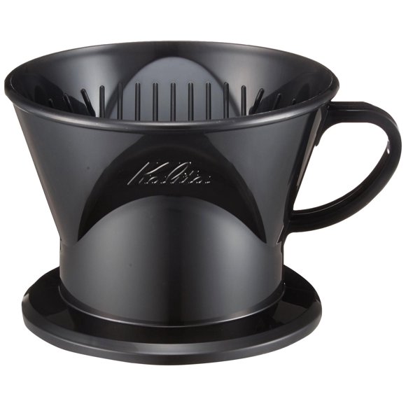 Kalita - Gotero de café, plástico, para 2-4 personas, negro, gotero de gasa, 05011