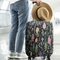 thumbnail image 2 of Pioneer Flower Floral Print Pattern Luggage Cover Fashion Suitcase Cover Baggage Covers Fit 25-28 Inch Luggage (Go Travel), 2 of 5