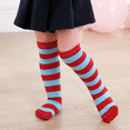 thumbnail image 4 of 1 Set Kids Soccer Socks and Gloves Suits Child Knee High Tube Socks Toddler Girls Uniform Socks Cotton Sport Stocking for Boys, 4 of 12