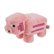 Minecraft Basic Plush Pig Stuffed Animal, Soft Doll Inspired by Video Game Character, 8 inch
