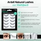 thumbnail image 3 of Pestañas postizas Ardell Natural 110 negras, paquete de 5 pares x 2, 3 of 5