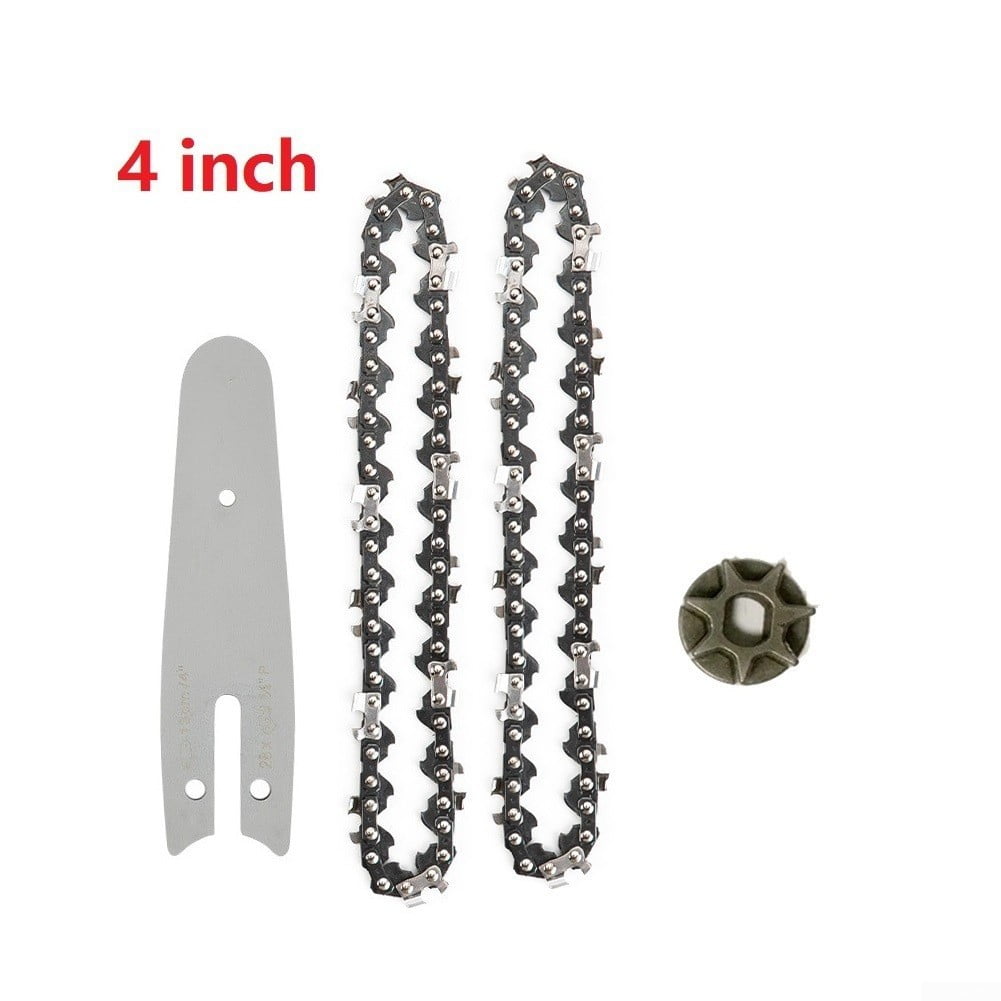 Details about   4/6Inch Chainsaw Guide Bar And Saw Chain Set Fits Electric Chain Saw Wood Cutter 