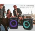 thumbnail image 4 of Aiwa AWPOK9T - Cubo Bocina Bluetooth para Fiestas, Iluminación RGB, Portátil con Batería Recargable, 4 of 9