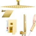 thumbnail image 3 of Shower Faucet Set Shower Systems, Way Shower Faucet with in Handheld, Ceiling Mount Dual Rain Shower Head for Two People Shower Head-Handheld-Wall Mounted, Chrome), 3 of 6