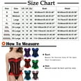 thumbnail image 2 of QIPOPIQ Clearance Women's Lingerie Corsets Floral Overbust Corset Bustier Lingerie Top Gothic Shapewear Sexy Underwear, 2 of 5