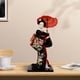 thumbnail image 5 of Muñeca geisha japonesa, figuras en miniatura de resina, figura coleccionable, geisha asiática Negro, 5 of 7