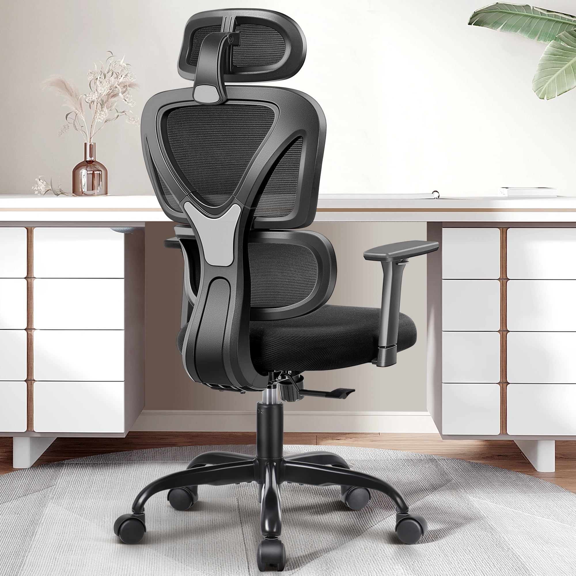 KERDOM Ergonomic Office Chair, Home Desk Chair, Comfy Breathable