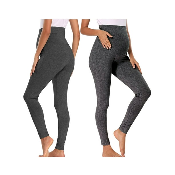 Women Maternity Workout Leggings Over The Belly Pregnancy Yoga