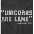 thumbnail image 2 of Unicorns Are Lame Said Nobody Ever Zip Hoodie Sweatshirt Women Brisco Brands L, 2 of 6