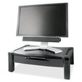 thumbnail image 2 of Kantek Extra Wide Deluxe Monitor Stand with Drawer, Black, 2 of 2