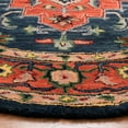 thumbnail image 3 of Safavieh Heritage Billy Oriental Area Rug, Blue/Red, 6' x 6' Round, 3 of 10