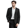 thumbnail image 4 of COOFANDY Men's Lightweight Suit Jacket Elegant Formal Casual Stylish Slim Tuxedo, 4 of 9