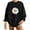 Black, variant on WREESH Women's Oversized Sweatshirt Fashion Daisy Flower Graphic Loose Long Sleeve Casual Pullover Tops Black