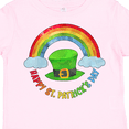 thumbnail image 4 of Inktastic Happy St. Patrick's Day Rainbow and Hat Boys or Girls Toddler T-Shirt, 4 of 5