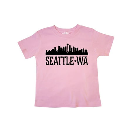 

Inktastic Seattle Washington City Skyline Gift Toddler Boy or Toddler Girl T-Shirt