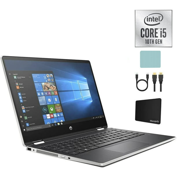 HP 14-inch 2-in-1 X360 HD Touchscreen Laptop PC, Intel Core i5-1035G1
