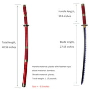 41 inches Roronoa Zoro Sword Kitetsu with Belt and Holder