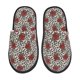 thumbnail image 1 of Fotbe Leopard Print Rose Pantuflas Peludas para Mujer con Estampado, Zapatillas de Peluche, Zapatos de Invierno para Casa, Uso Interior y Exterior-Medium, 1 of 8