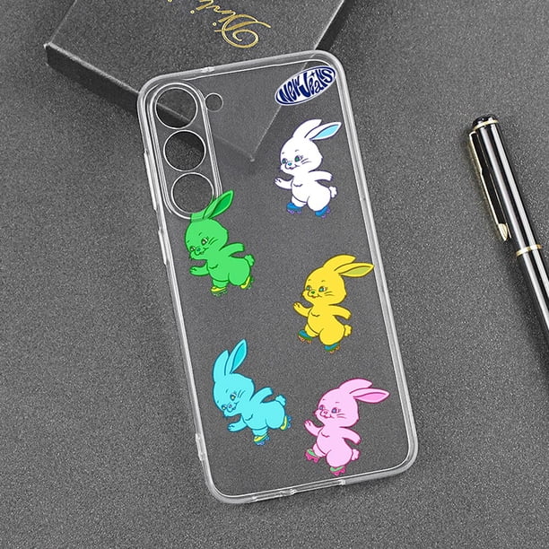 NewJeans-funda transparente para teléfono Samsung Galaxy S23, S21, S22 Pro Plus, S10, S20, Note 10, Ultra qiuyongming unisex